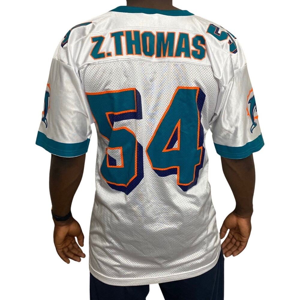 Vintage Wilson Miami Dolphins Zach Thomas Jersey - Picture 3 of 4